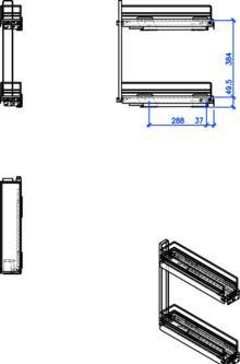 Produktbild Kesseböhmer Unterschrankauszug