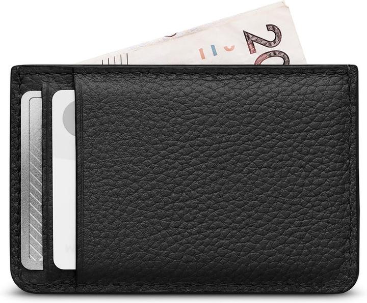 Actual product image Woolnut Leather Card Holder -korttikotelo, musta