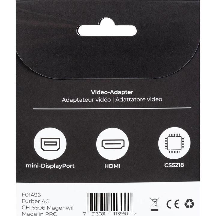 Produktbild Onit Adapter Mini-DisplayPort - HDMI (HDMI, 4.50 cm)