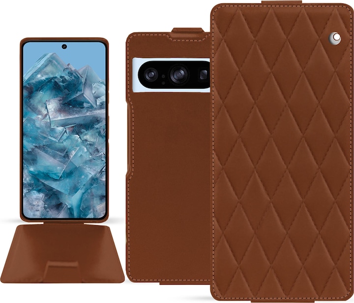 Actual product image Noreve Vertical leather shell (Google Pixel 8 Pro)