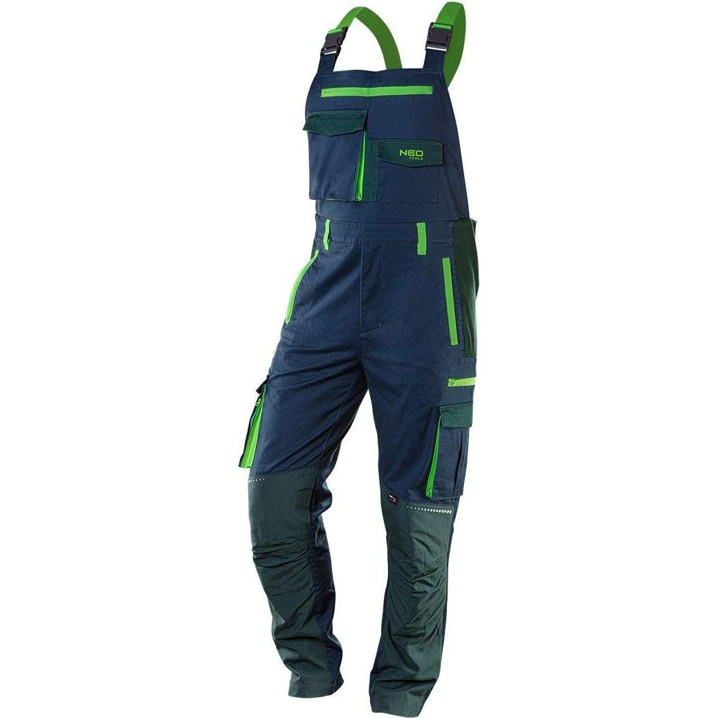 Topex, Arbeitshose, Premium Arbeitslatzhose mit reflektierenden Elementen, Cordura Verstärkung S (S)