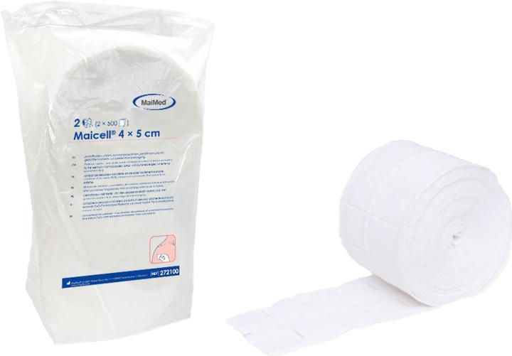 MaiMed Zellstofftupfer 4x5cm 2 Btl 500 Stk