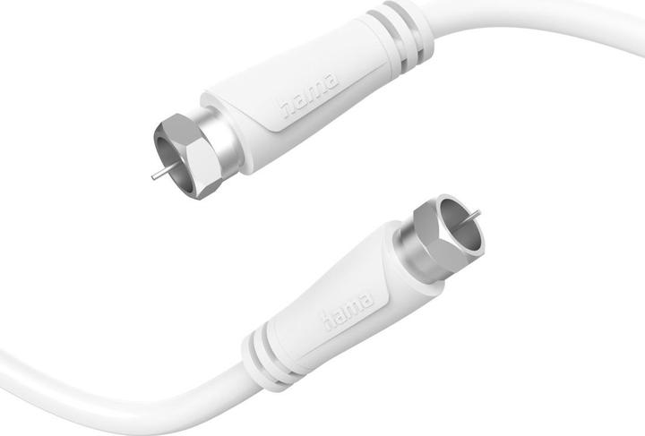 Image du produit Hama Câble de raccordement SAT, fiche F (90 dB, Câble d'antenne)