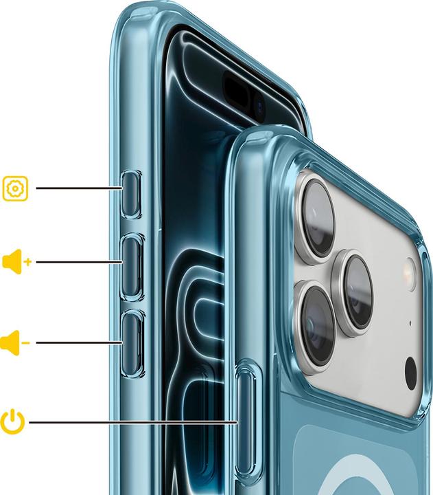 Produktbild RhinoShield Back Cover JellyTint MagSafe iPhone 17 Pro Max Ash Black (Apple iPhone 17 Pro Max)