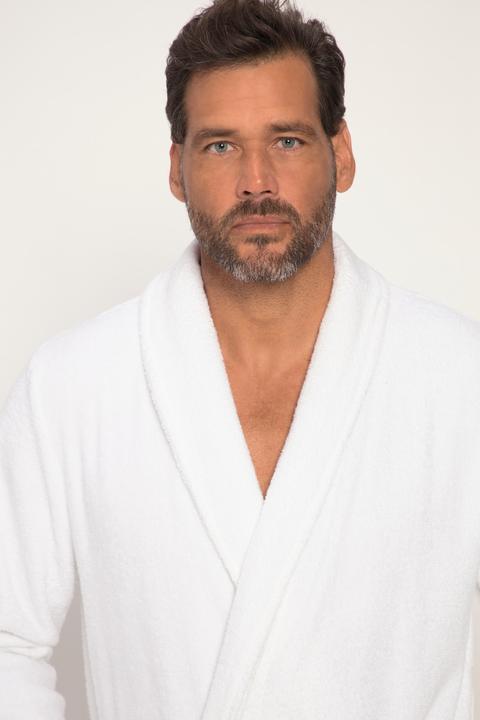 Produktbild JP1880 Bademantel, Homewear, Schalkragen, Frottee, bis 8XL (4XL)