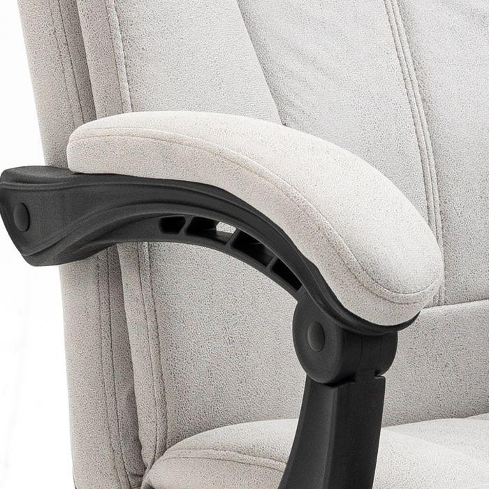 Image du produit Swisshandel24 Chaise de bureau de massage Chauffage lombaire, fonction d'inclinaison, gris clair