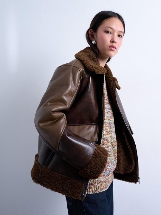 Immagine prodotto Topshop TSJULIE Jacke Lederjacke (M)