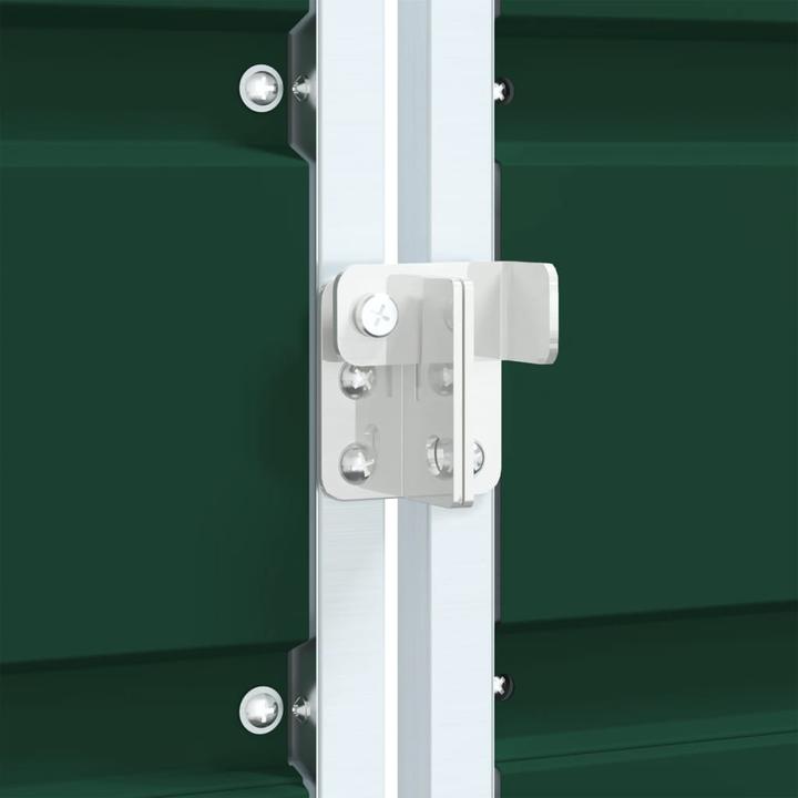 Image du produit vidaXL Abri pour poubelles 3 tonnes vert 216x81x115 cm acier