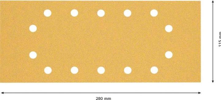 Actual product image Bosch Professional Zubehör Expert C470 Schleifpapier (80)