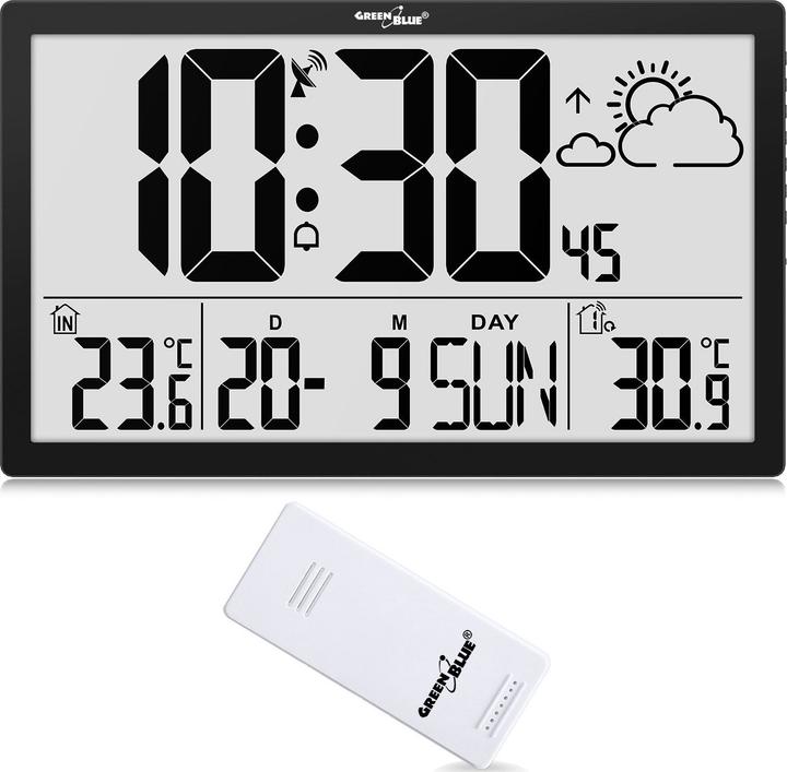 No Name LCD wall clock temperature date GB218