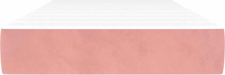 Actual product image vidaXL Taschenfederkernmatratze Rosa Samt (90 x 210 cm, Spring core)