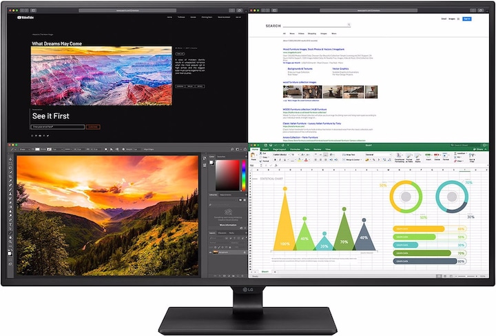 Actual product image LG 43UN700-B (3840 x 2160 Pixels, 43")