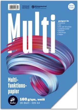 Produktbild Staufen Multifunktionspapier 7X PLUS (160 g/m², 35 x, A4)
