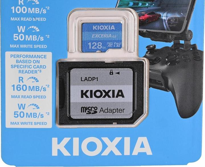 Produktbild Kioxia 128GB Exceria Plus G3 (128 GB, microSDXC, U3, UHS-I)