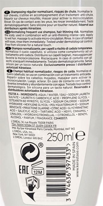 Produktbild Kérastase Spécifique Bain Prévention (250 ml, Flüssiges Shampoo)