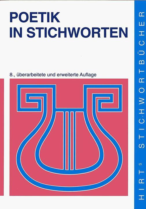 Image du produit Poetik in Stichworten (Allemand, Ivo Braak, Martin Neubauer, 2001)