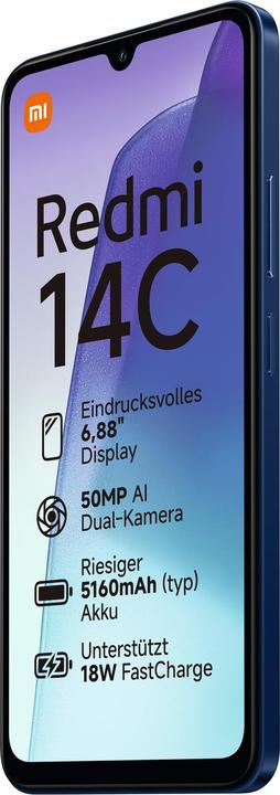 Immagine prodotto Xiaomi Redmi 14C (128 GB, Blu stellato, 6.88", Doppia SIM, 4G)