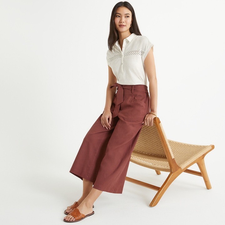 Actual product image Anne Weyburn Wide 7/8 trousers (44)