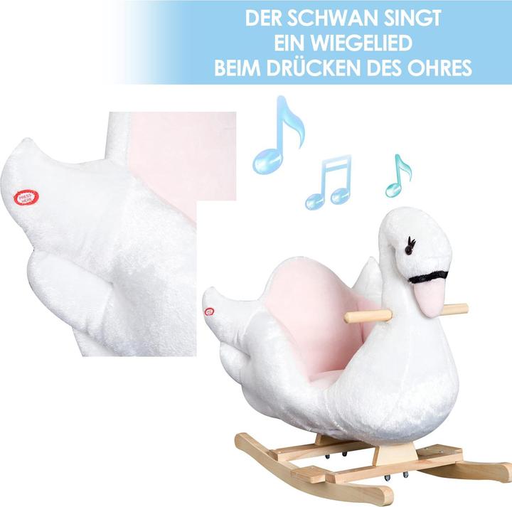 Actual product image Jamb Swan rocking animal