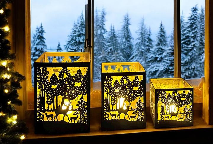 Immagine prodotto GuGus Lanterna della foresta (3 x, 10 x 10 x 15 cm)