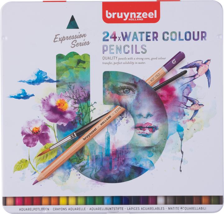 Produktbild Bruynzeel EXPRESSION - Aquarellfarbstifte (Mehrfarbig, 24 x)