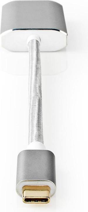 Actual product image Nedis USB adapter USB 3.2 Gen 1 USB-CT male Mini DisplayPort female Power delivery 0.20 m round Ve (USB-C, Mini DP, 20 cm)