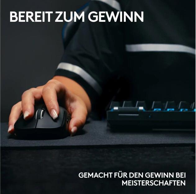 Image du produit Logitech G Pro X Superlight 2 (Filaire, Sans fil)