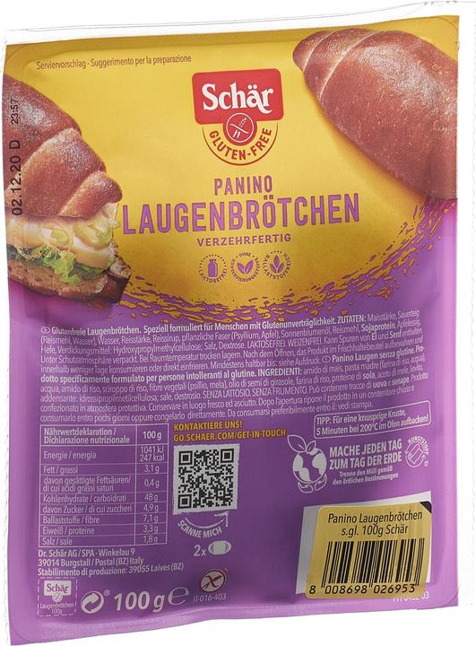 Schär Petits pains à la saumure (100 g)