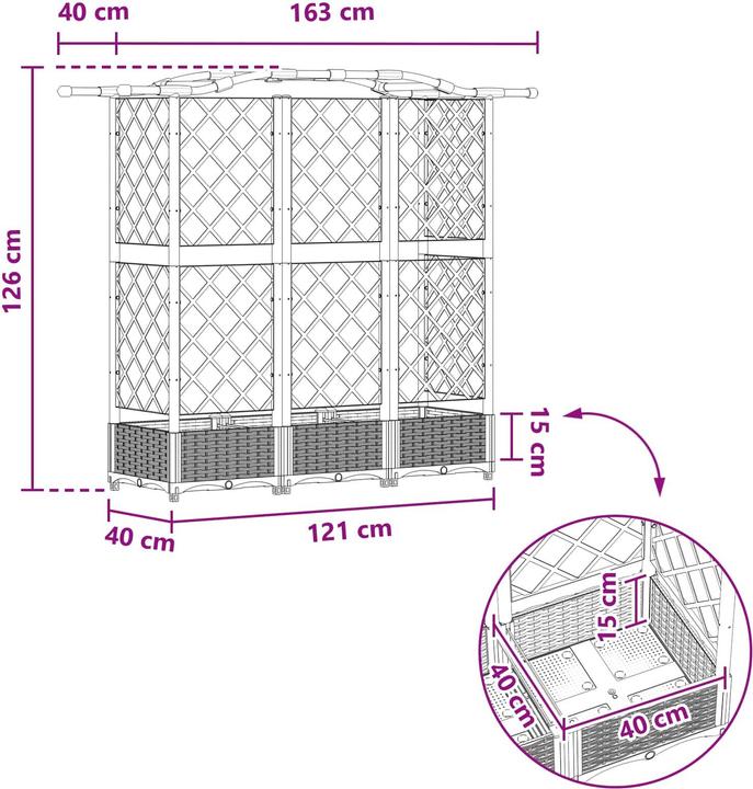 Immagine prodotto vidaXL Hochbeet