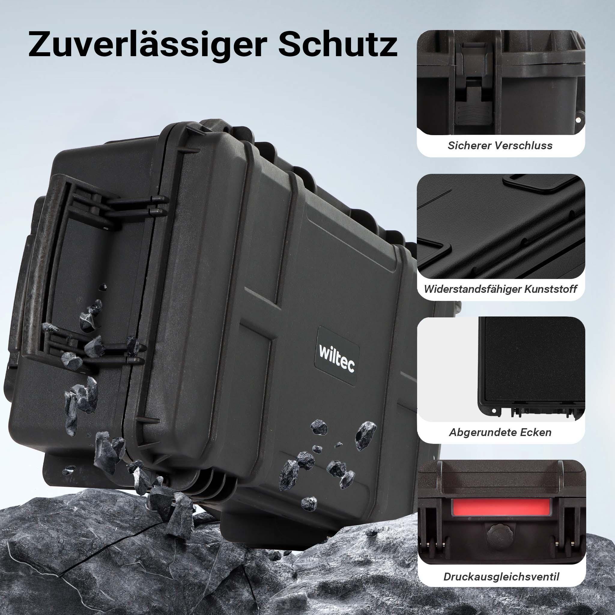 Thumbnail - Wiltec, Werkzeugkoffer, Universalkoffer 54,5x32,4x21,5cm wasserdicht Transportkoffer Schutzkoffer