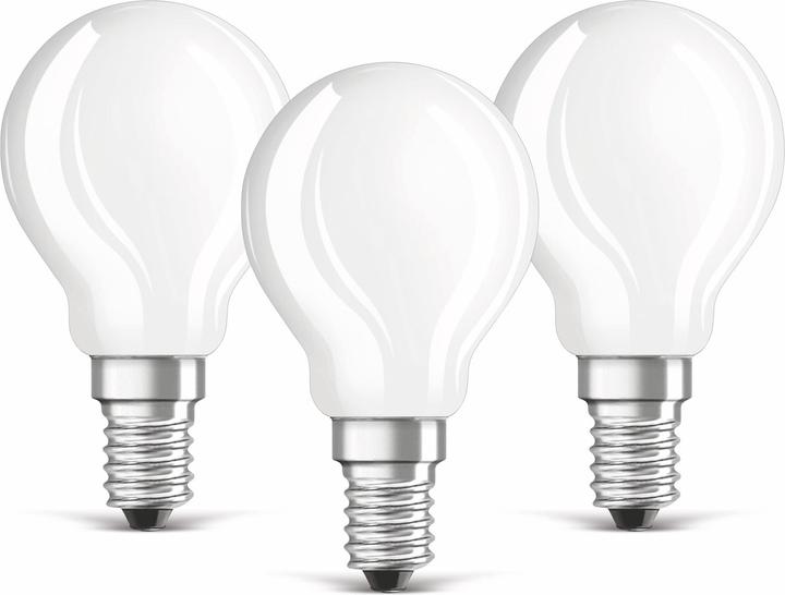 Actual product image Osram LED Base Classic P (E14, 4 W, 470 lm, 3 x, E)