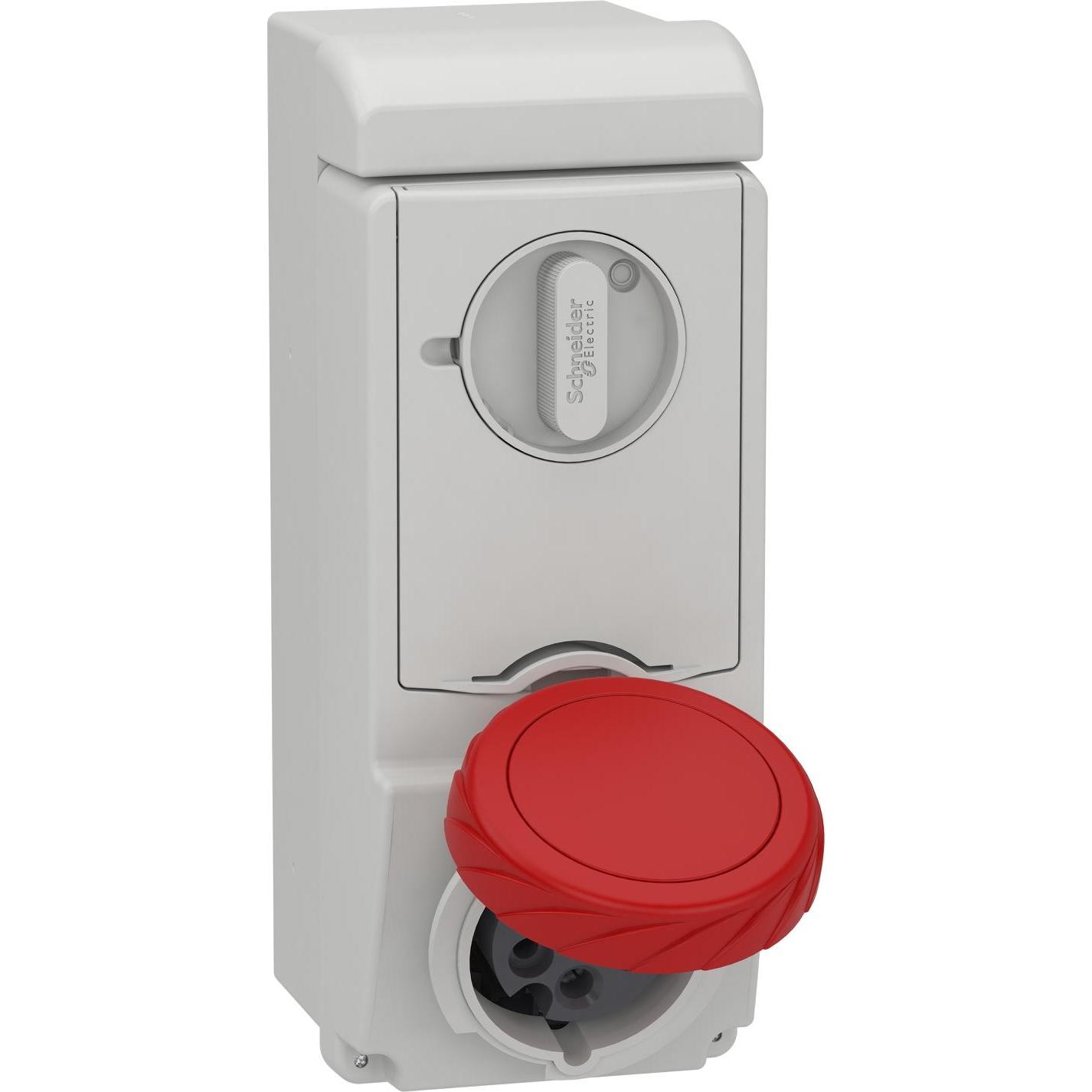 Schneider Electric, Steckdose, SE 83186 Wandsteckdose Verrieg. Ip65 16A 400V 5P