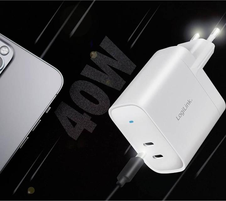 Image du produit LogiLink Adaptateur de prise USB (40 W, 1 portion)