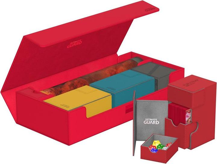 Actual product image Ultimate Guard Card Box XenoSkin Superhive 550+ Red