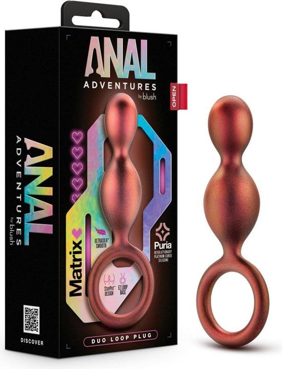 Produktbild Blush Anal Adventures Matrix Duo Loop Anal Plug Kupfer