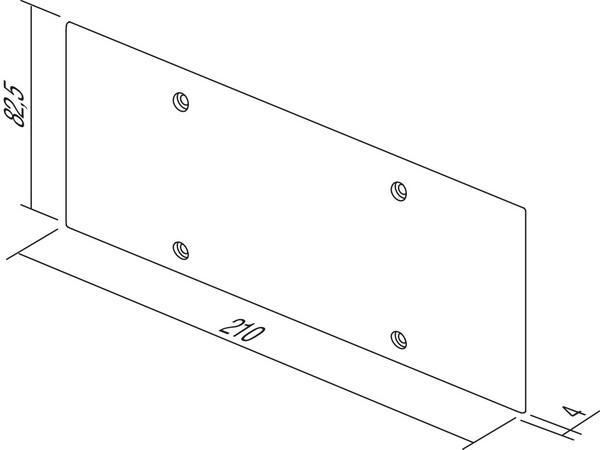 Actual product image TEM Flush-mounted box series BOX COVER DECORATIVEPM7