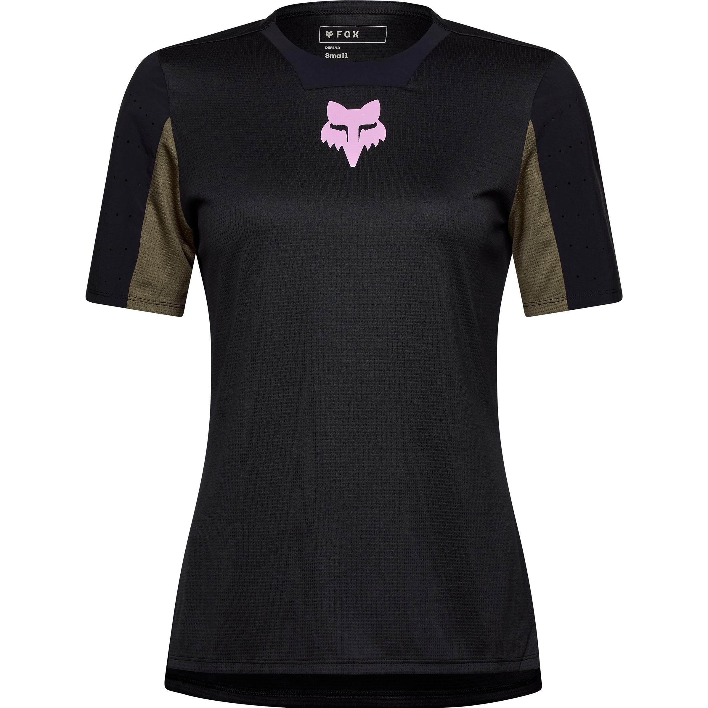 Fox, Donne, Maglia ciclismo, W Defend SS Jersey Park (XS), Nero, XS
