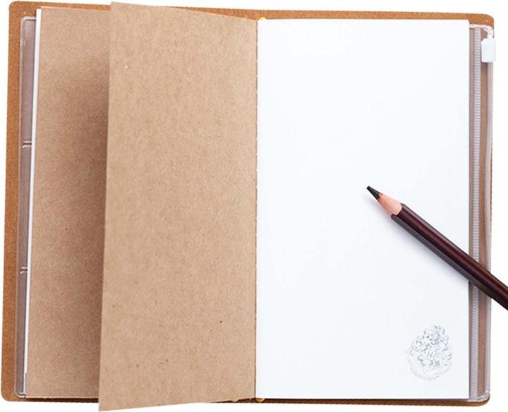 Actual product image Grupo Erik Gryffindor PU Leather Travel Journal - Diary (Dotted, Hardcover)