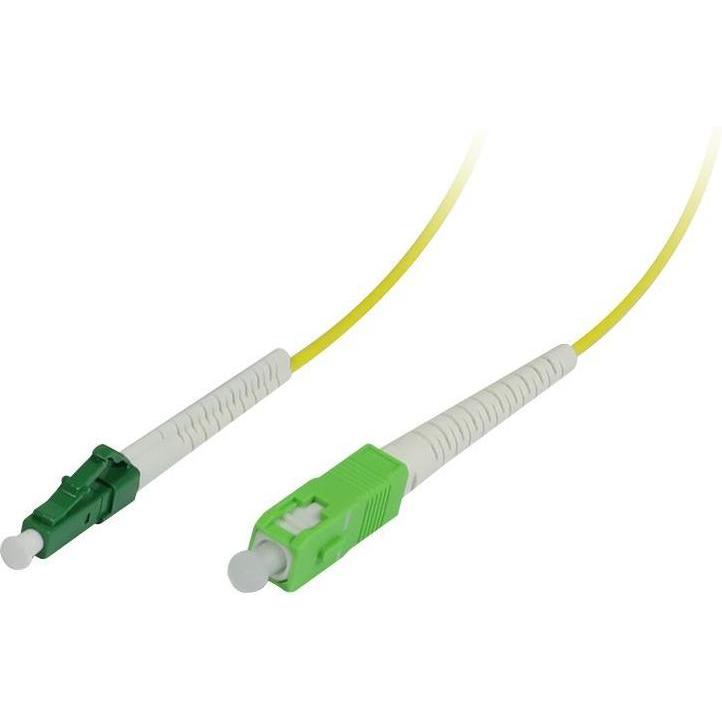 Synergy 21 Synergy LWL-1-Faser-Patchk. 1.0mtr.LC(APC)-SC(APC), 9/125u, OS2, G657.A2, AD=2mm, flexible Knickschu (U/FTP, ...