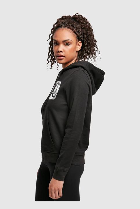 Produktbild Merchcode Ladies Peace - Double Peace Black Basic Hoody - 161625 (M)