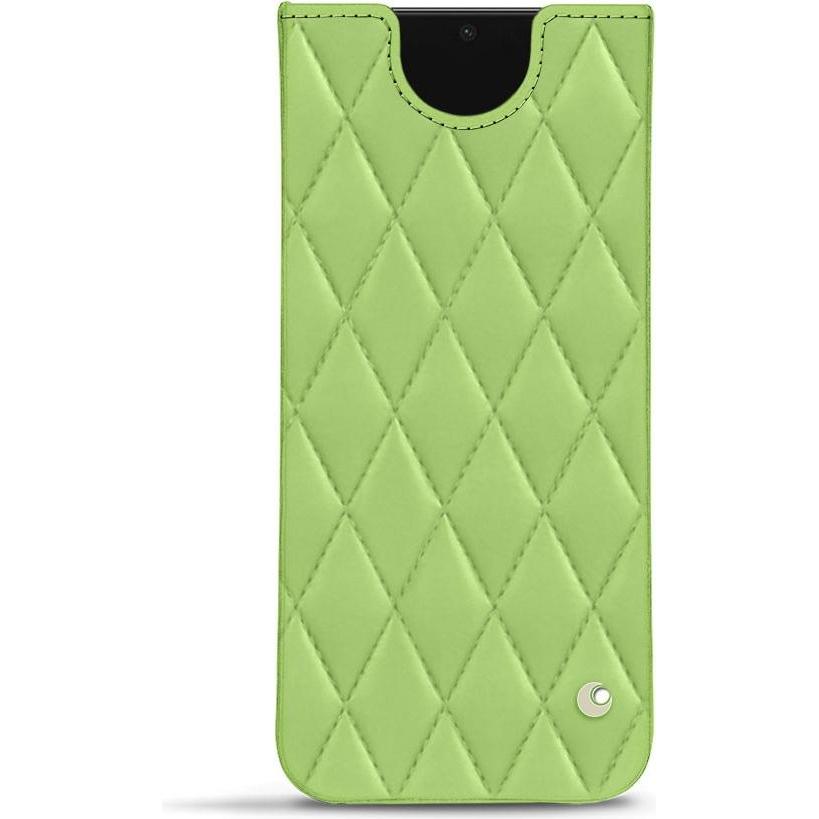 Noreve Lederschutzhülle (Samsung Galaxy S21), Smartphone Hülle, Grün
