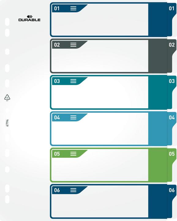 Produktbild Durable Register A4+