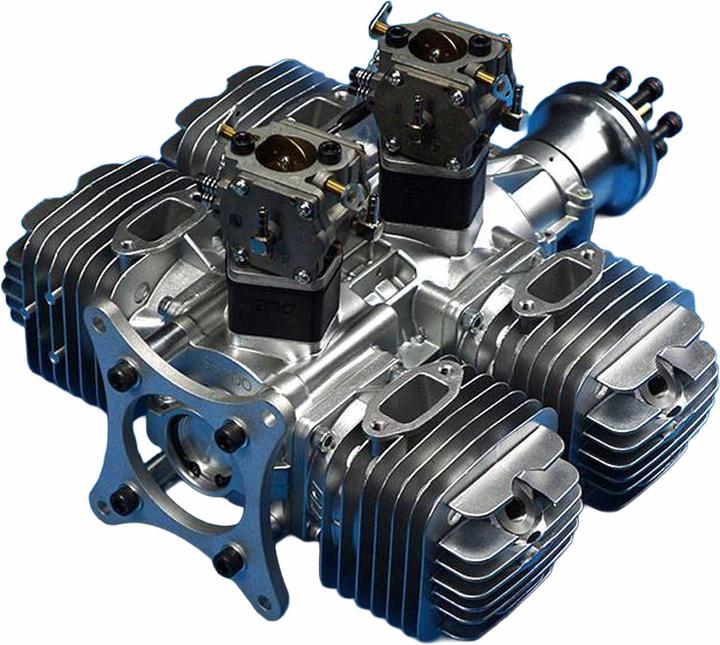 Actual product image DLE Engine DLE Engines DLE 222 4-Zylinder Benzin Motor "Original" mit Inspektion