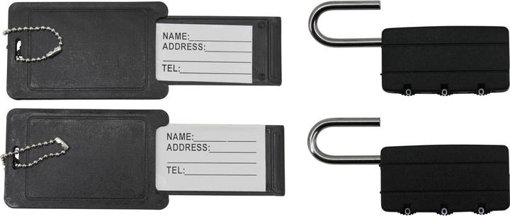 Produktbild Benson Kofferetikett + Vorhängeschloss 4 Stück (Schlösser & Anhänger)