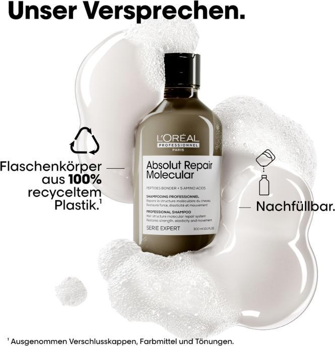 Produktbild L'Oréal Professionnel Serie Expert Absolut Repair Molecular Refill (Flüssiges Shampoo, 500 ml)