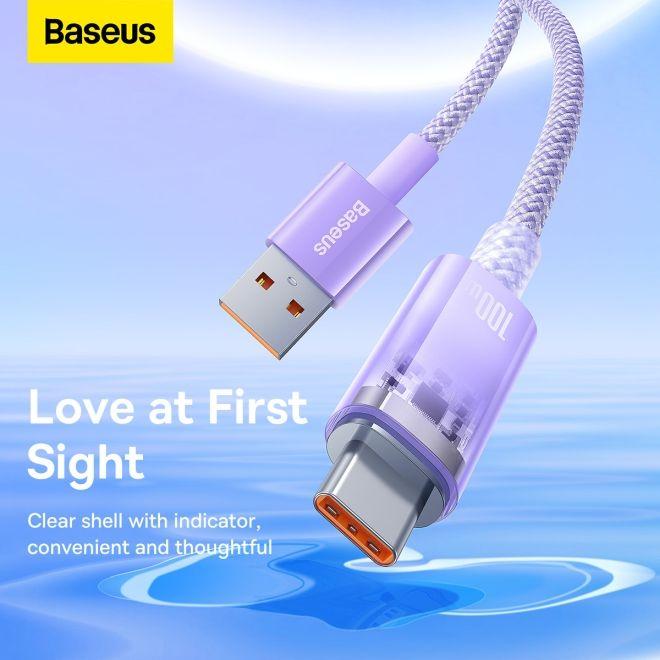 Actual product image Baseus USB A – USB C (1 m, USB 2.0, 100 W)
