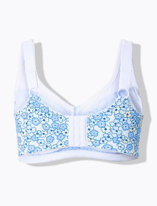 Actual product image Ulla Popken Daisy Print Relief Bra (Single pack, 95 E)