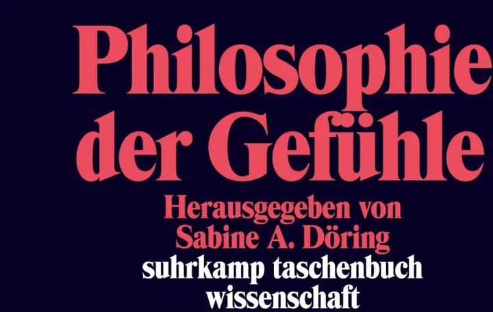 Produktbild Philosophie der Gefühle (Deutsch, Sabine A. Döring, 2009)