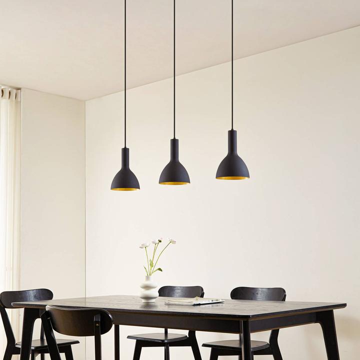 Produktbild Arcchio Cosmina 3 Pendelleuchte Black/Gold (E27)