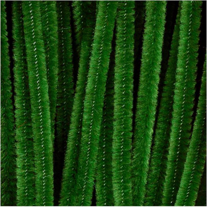 Image du produit Creativ Company Chenilledraht 50 Stück, Dunkelgrün (0.30 m)